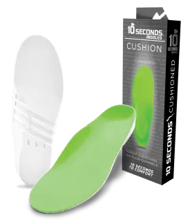 10 Seconds ® Cushion Insoles | Green