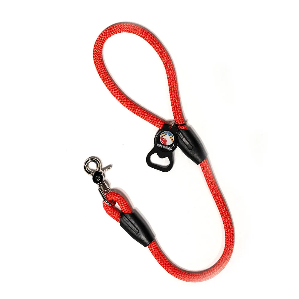 2' Dog Traffic Lead - Reds/Oranges