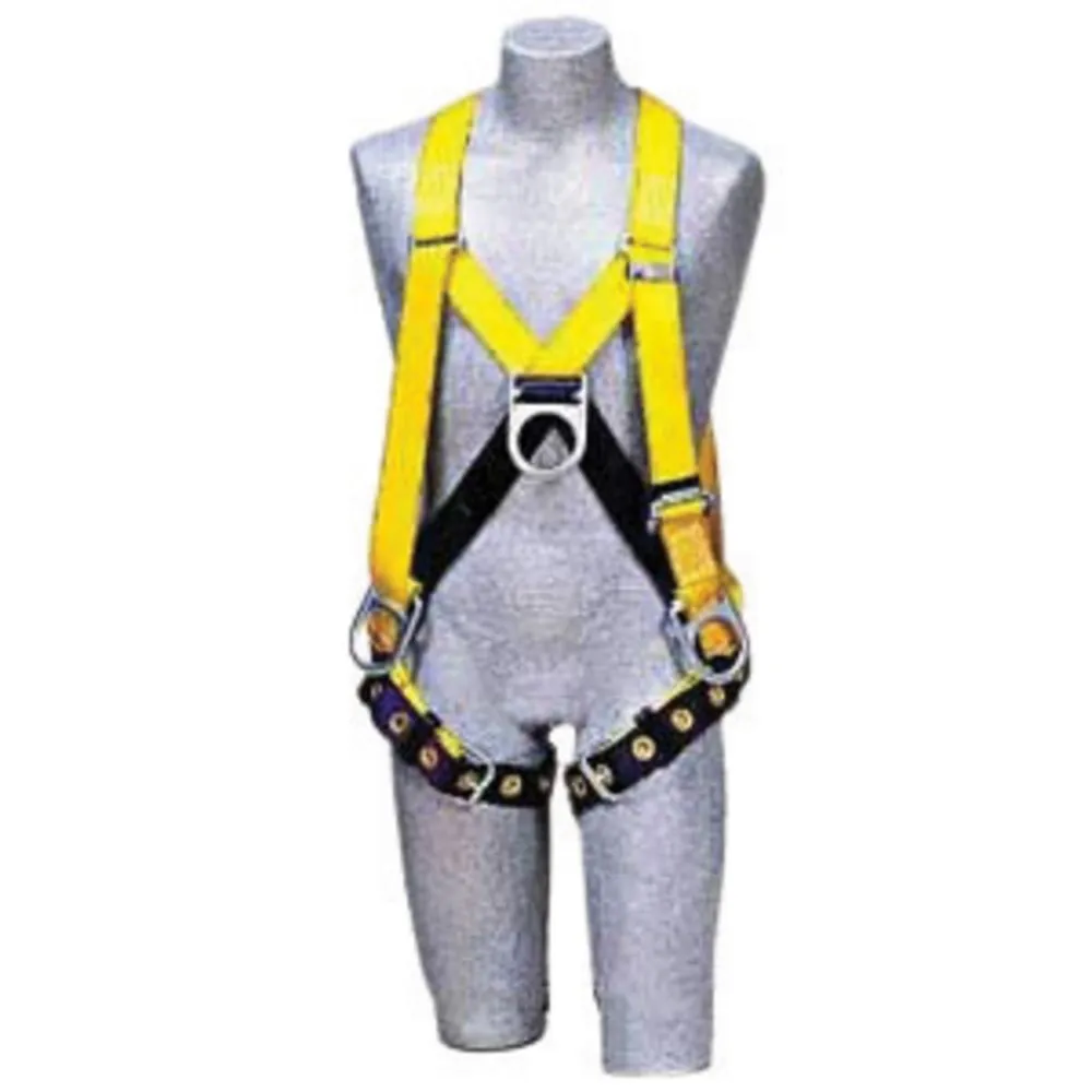 3M DBI-SALA Universal Delta II No-Tangle Full BodyStep-In Style Harness With Back, Front And Side D-Ring And Tongue Leg Strap Buckle