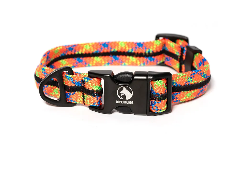 Adventure Dog Collar - Reds/Oranges