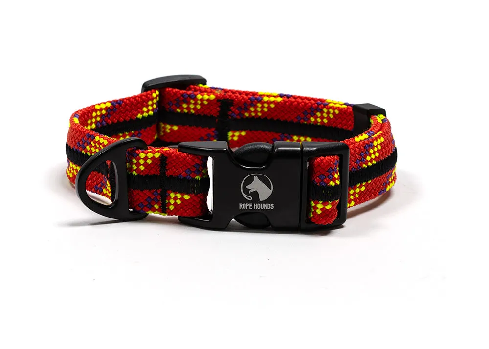 Adventure Dog Collar - Reds/Oranges