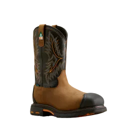 Ariat Men's WorkHog Brown Waterproof Composite Toe Work Boot