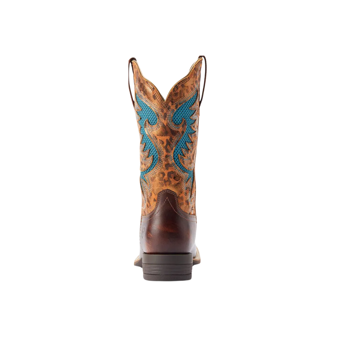 Ariat Women's Pinto Venttek Gilded Leopard Brown Boots