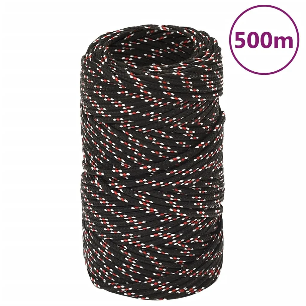 Boat Rope Black 2 mm 500 m Polypropylene