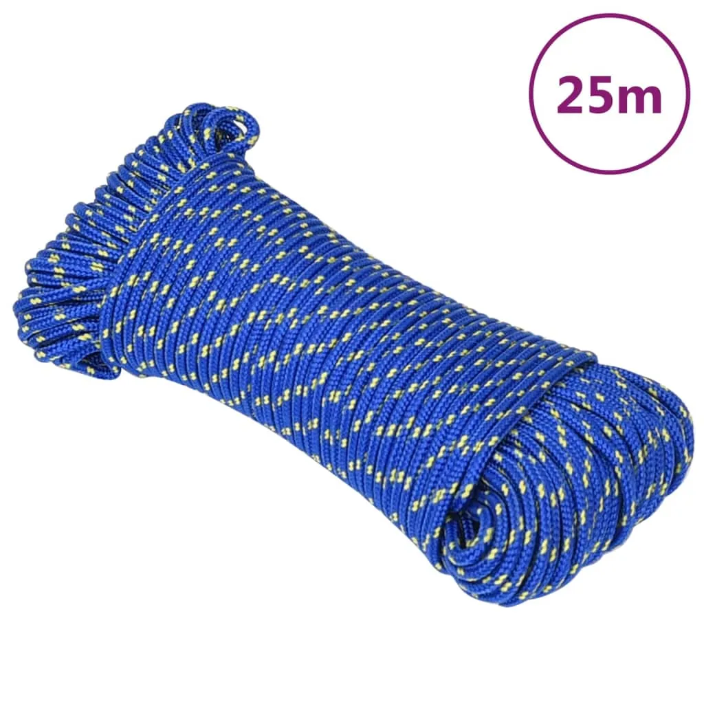 Boat Rope Blue 3 mm 25 m Polypropylene