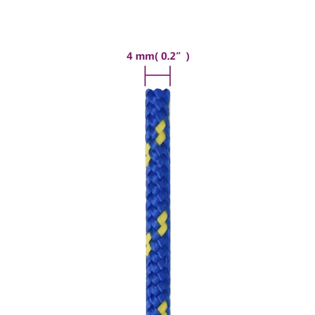 Boat Rope Blue 4 mm 500 m Polypropylene