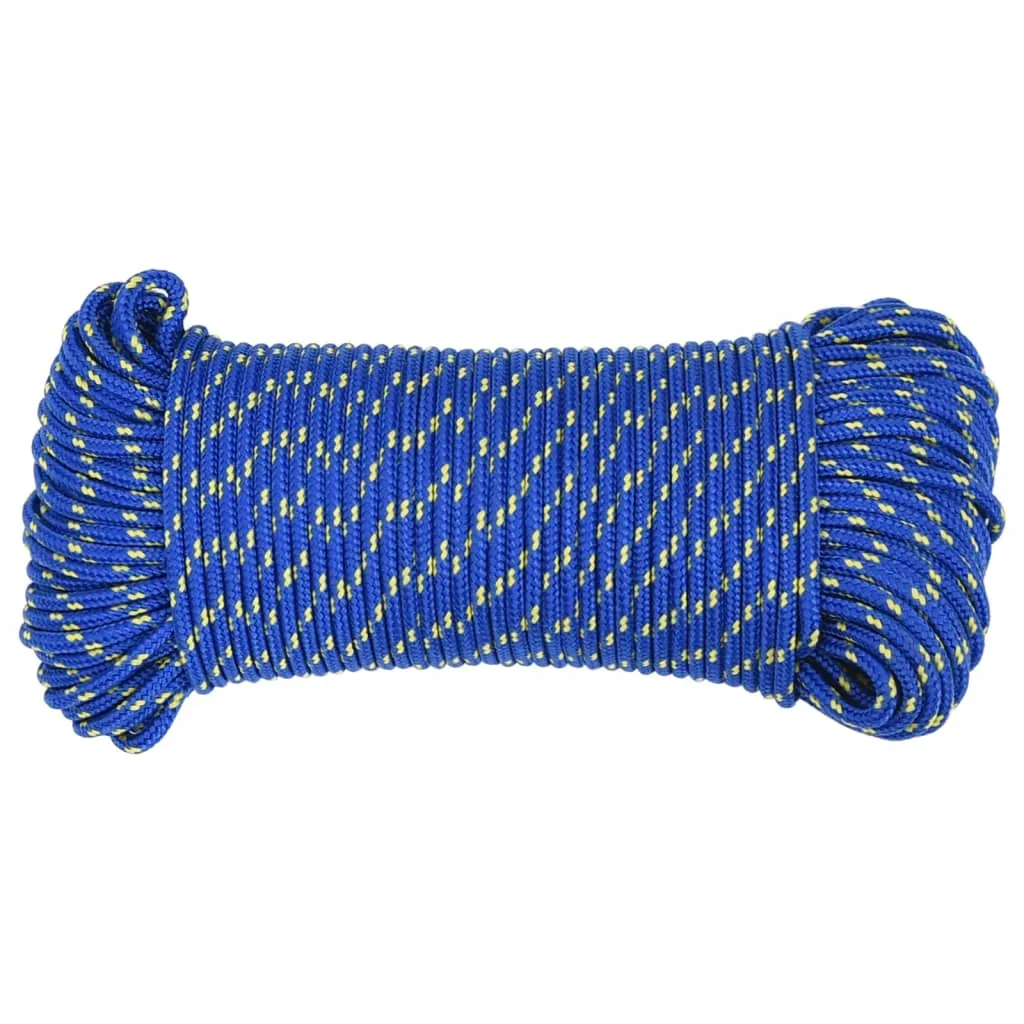 Boat Rope Blue 4 mm 500 m Polypropylene