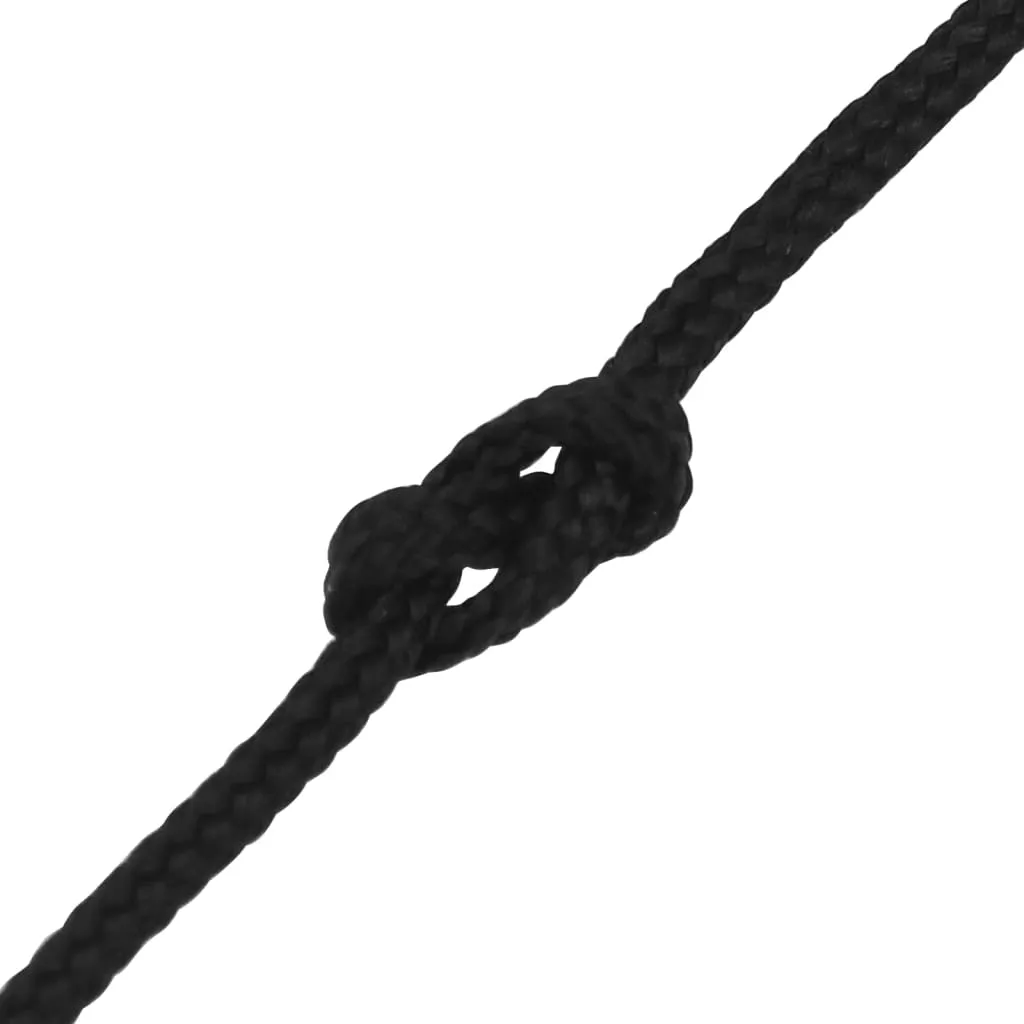 Boat Rope Full Black 5 mm 50 m Polypropylene