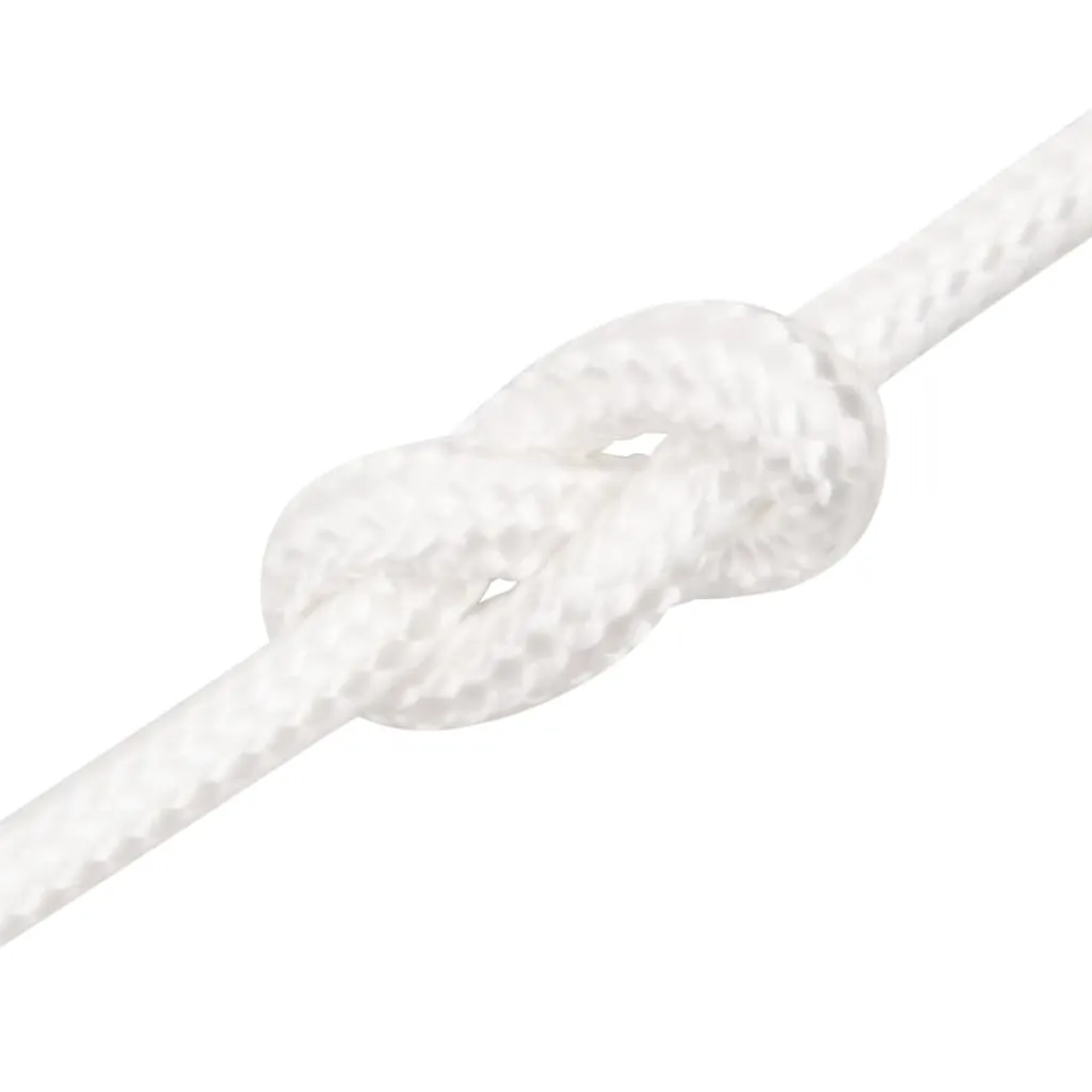 Boat Rope Full White 10 mm 500 m Polypropylene