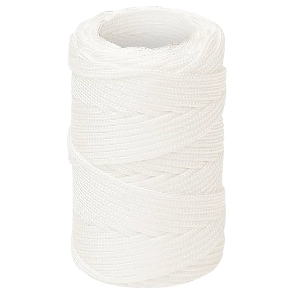 Boat Rope Full White 2 mm 100 m Polypropylene