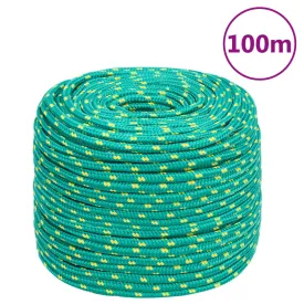 Boat Rope Green 6 mm 100 m Polypropylene