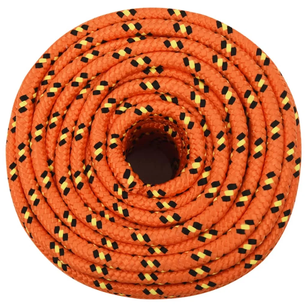 Boat Rope Orange 12 mm 250 m Polypropylene