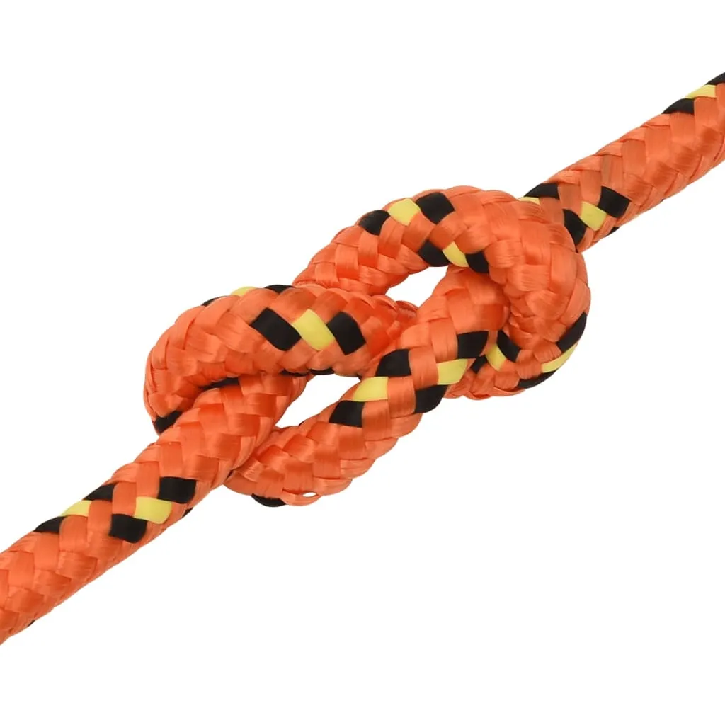 Boat Rope Orange 12 mm 250 m Polypropylene