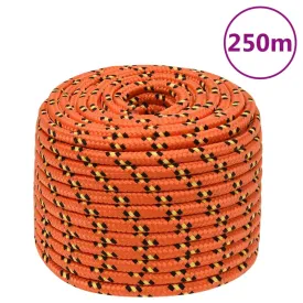 Boat Rope Orange 12 mm 250 m Polypropylene