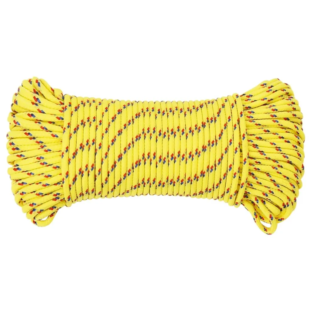 Boat Rope Yellow 4 mm 25 m Polypropylene