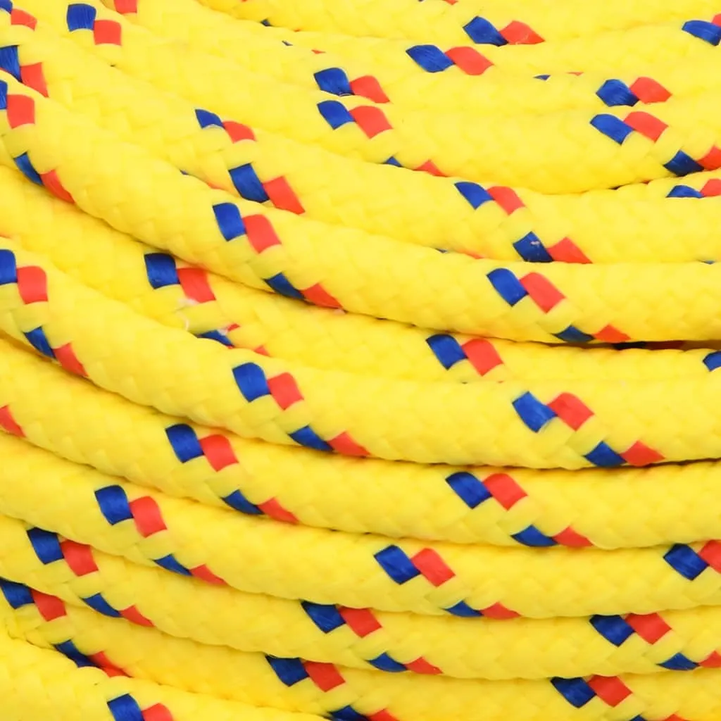 Boat Rope Yellow 8 mm 25 m Polypropylene