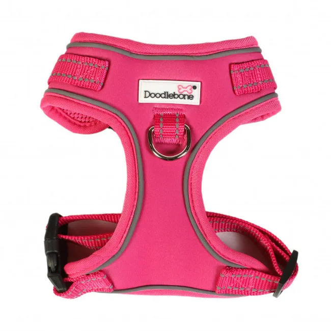 Doodlebone Adjustable Airmesh Dog Harnesses Fuchsia 5 Sizes