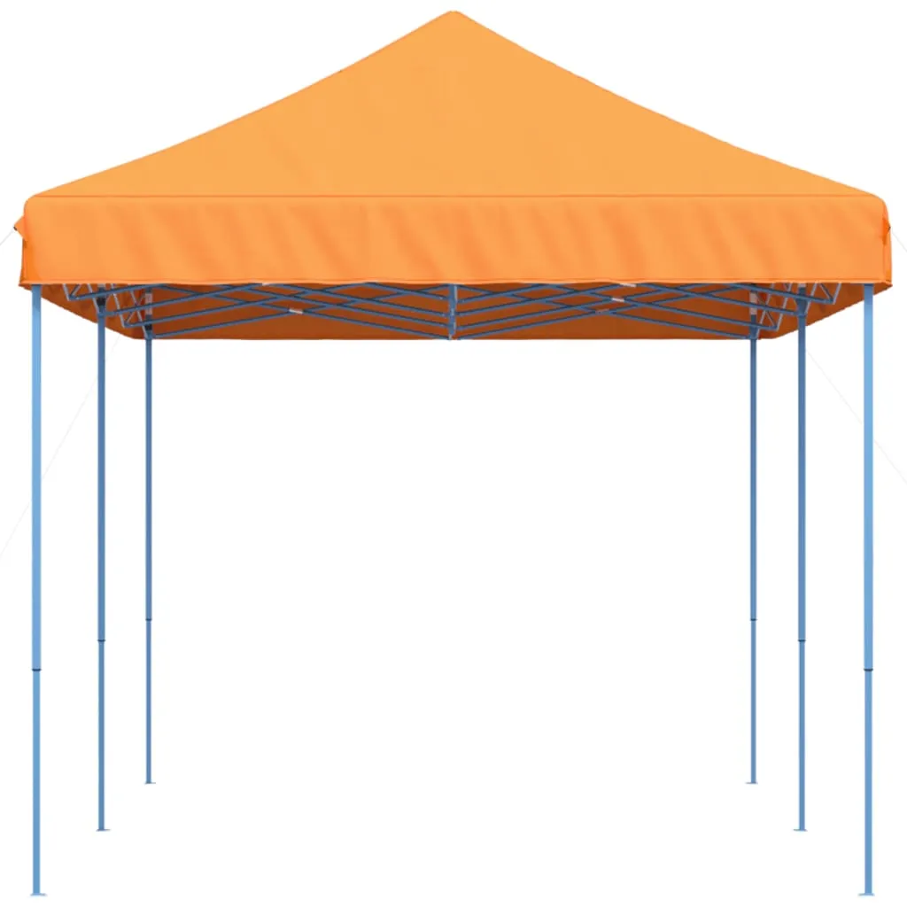 Foldable Party Tent Pop-Up Orange 580x292x315 cm