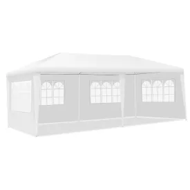 GrandShoppersHub  10' x 20' Canopy Tent Heavy Duty Wedding Party Tent with 4 Sidewalls & Carry Bag, Portable Canopy Shelter Tent Pavilion Event Tent  for Outdoor Use