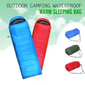 Hooded Outdoor Ultra-light Winter Thermal Camping Sleeping Bag Broadened Thickening