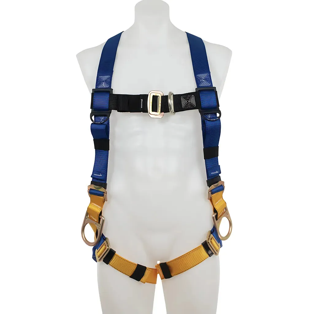 LITEFIT H361004 Climbing/Positioning (Back, Hip and Front D-Rings) Harness (XL)