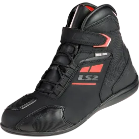 Ls2 Garra Man Boots Wp Black Red