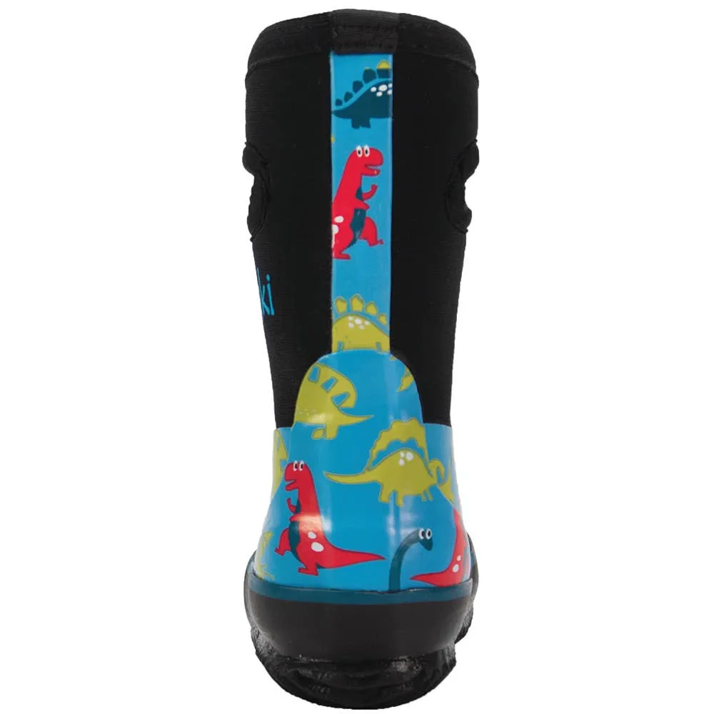 Oaki | Blue Dinosaurs Neoprene Rain/Snow Boots