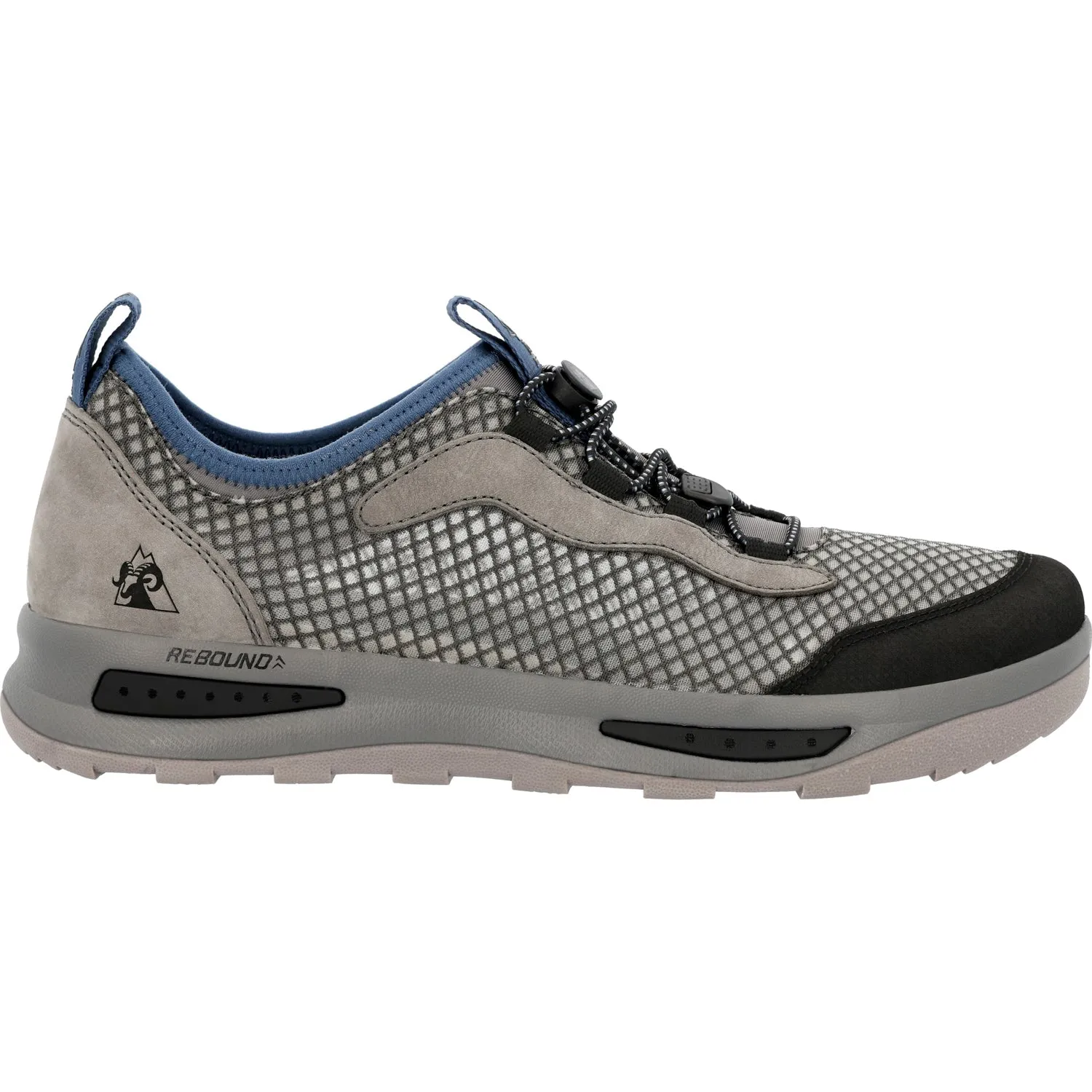 Rocky Mens Nowake Outdoor Grey/Navy Mesh Hiking Shoes