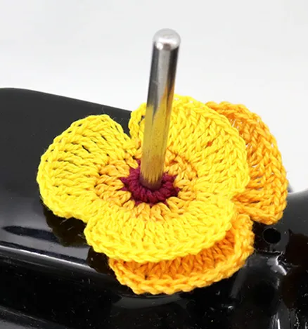 Spool Pin Doily - Pansy