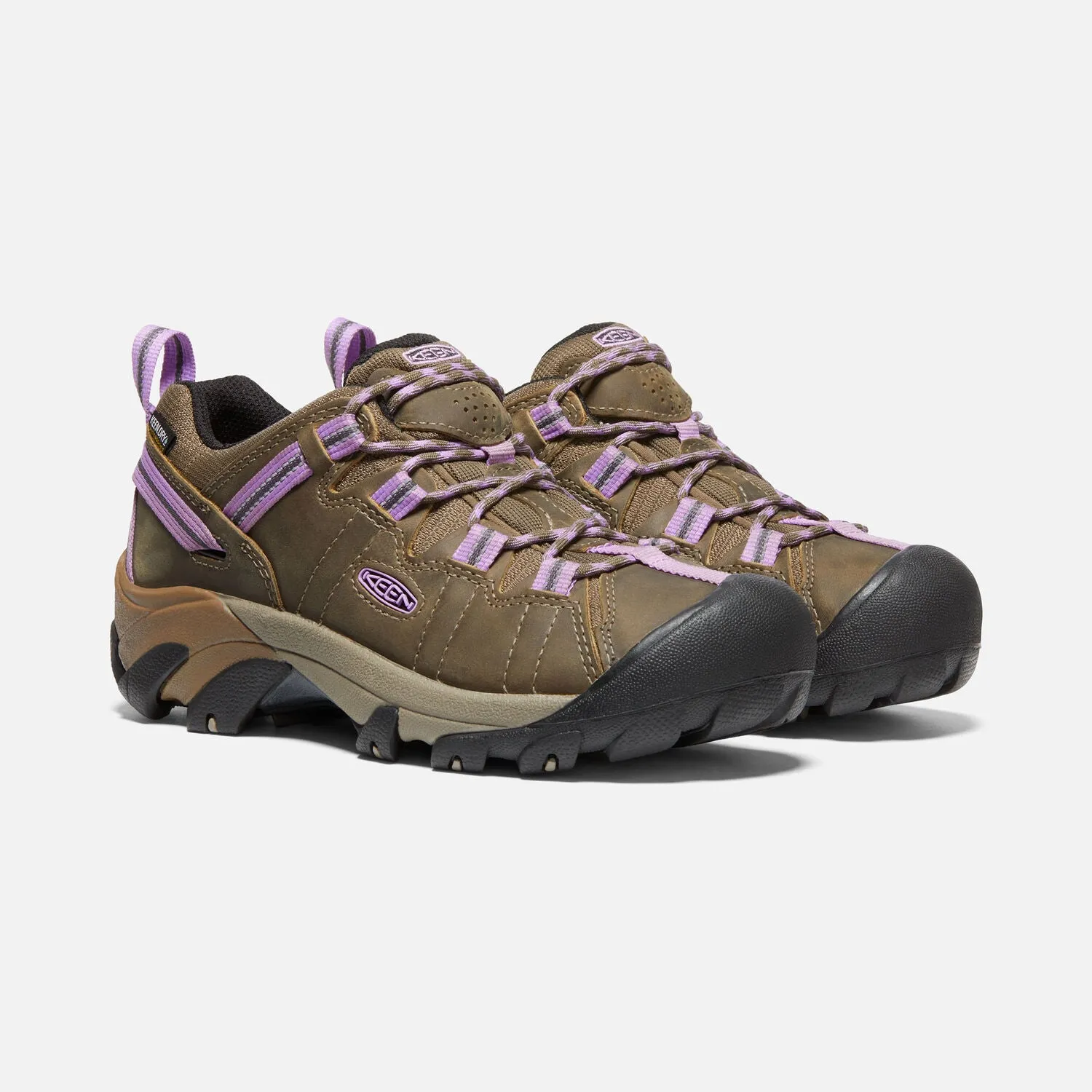 Women's Keen Targhee II Waterproof Color: Timberwolf/English Lavender